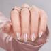 Buy Bartbox Glitter Press-On Nails - 30 Almond-Shaped Artificial Nails with Glue - Glossy Yellow False Nails for Women & Girls - Buy Online on GoSupps.com