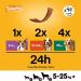 Pedigree Schmackos - Dog Treats Meat Variety 110 Strips - Buy Online on GoSupps.com