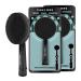 Silicon Black Carbon Infused Face Brush - Set of 2 - Recyclable - Exfoliation Make-up Removal Cleaning - Compatible with your Oral-B toothbrush