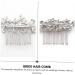 PLAFOPE 1pc Comb Rhinestone Bobby Pins Bridal Headpieces for Wedding Bride Hair Clip Headwear Decor Bride Headpieces for Wedding Rhinestone Headdress Pearl Hair Pin Pearl Hair Clip Alloy - Buy Online on GoSupps.com