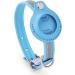 KOCNYDEY Leather Reflective AirTag Cat Collar Anti-Lost Cat Tracker Collar GPS Cat Collar with AirTag Adjustable Holder & Bell Integrated Apple Air Tag Cat Collar for Cats Kittens Small Dogs (Blue) XS (19-26cm) Blue - Buy Online on GoSupps.com