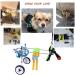 Dog Wheelchair Lightweight Dog Wheelchair for Back Legs Adjustable Pet Wheelchair Rehabilitation Walk Tool Pet Wheelchair Portable Large - Buy Online on GoSupps.com
