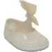 Pram Shoes for Baby Girls - Soft Sole, Made in Britain - Ivory, Size 3 UK - Buy Online on GoSupps.com