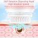 Leuxe Facial Cleansing Brush: 3-in-1 Rotary Massage & Exfoliating Machine | 3 Portable Facial Cleaners | 3 Speeds | Rose Pink - Buy Online on GoSupps.com