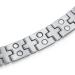 RainSo Magnetic Bracelet for Men - Stainless Steel Double Row Twist Braided Wristband 3500 Gauss Adjustable Black Silver Gift Box - Buy Online on GoSupps.com