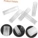  WOONEKY WOONEKY 50 Transparent Lip Balm Tubes with Caps. Durable Odorless Polypropylene Containers for DIY Lipstick Storage. Easy to Apply with a Twist Mechanism. - Buy Online on GoSupps.com