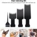 KALLORY Hair Dye Tools: Highlighting Board & Brush Kit for Hair Coloring - 4 Pcs Set, 32x10x1.3cm - Black - Buy Online on GoSupps.com
