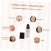 VINTORKY Liquid Foundation Makeup Supplies Concealer Foundation Concealer Liquid Foundation Fluid Glass Black - Buy Online on GoSupps.com