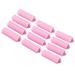 12 Pcs 2.4 Inch Foam Sponge Hair Rollers - Soft Sleep Curlers for Heatless Curls - Pink - Buy Online on GoSupps.com
