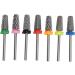 Tungsten Steel Nail Drill Bits High Strength Fast Buffing Smooth Nails with Electric Grinders 3/32 Inch Shank Nail Art Nail Filing Nail Polish Removal For Acrylic Gel Nails - Buy Online on GoSupps.com