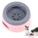 Wasserne bowl for dogs on the way 750ml qianyou exhaustproof splash protection food creation dog bowls cataps katzier kettfest car travel drinking snap plastic removable water bowl pink 750ml pink
