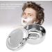 Fyearfly Stainless Steel Shaving Soap Bowl for Men | Universal Beard Mug with Mirror - Perfect for Grooming & Shaving Needs - Buy Online on GoSupps.com