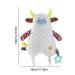 Delightful Plush Animal Fixed Toys for Babies | Soft Bite Ring & Pedagogical Toys for Infants Toddlers & Children - DELR Roller Blind Cattle - Buy Online on GoSupps.com