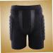 Besportble Padded Children's Sports Shorts - 3D Black Skate & Hockey Pants for Kids | International Shipping - Buy Online on GoSupps.com