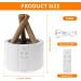 FALESOUL Bonfire Diffuser Bonfire Aromatherapy Essential Oil Diffuser 250ml Mini Bonfire Diffuser with Remote for Home Bedroom Office Remote Control Auto Shut-Off Night Light Gift (White) - Buy Online on GoSupps.com