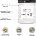 YouNique Designs Light Me When You Want a BJ Candle - 7 oz White Soy Aromatherapy Candle for Men | Naughty Candles - Mahogany Teakwood Scent - Buy Online on GoSupps.com