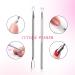 Qufiiry 10 Pcs Nail Soak Off Clips - Pink Nail Polish Remover for Finger UV Gel Polish Removal | Includes 2 Cuticle Pushers - Buy Online on GoSupps.com