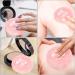 Outanaya Lot de 3 Houppettes Rondes en Peluche N ud Rose Confortables et Douces en Coton Pur pour Poudres pour B b s et Poudre Corporelle pour Soins Peau et Maquillage en Voyage - Buy Online on GoSupps.com