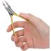 Toenails Nipper Stainless Steel Cuticle Trimmer Not Easy To Rust Curved Arc shaped Edge for Hand(Tyrant Gold) - Buy Online on GoSupps.com