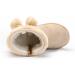 Yeeteepot Baby Winter Booties | Kids Anti-Slip Snow Boots | Soft Soled Toddler Shoes | Beige, 6 UK Child - Buy Online on GoSupps.com