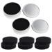 Nydotd 8pcs Makeup Brush Cleaner set - 2 Pack Makeup Brush Cleaner with 6pcs Replacement Sponge, Dry Makeup Brushes Cleaner Sponge Eye Shadow or Blush Color Removal Quickly Switch to Next Color