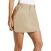 BALEAF Women's 18" Skorts Skirts Casual Knee Length Long Golf Skorts with Pockets Quick Dry Skirts Summer X-Large 15" Inseam-khaki