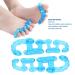 Yosoo Hallux Valgus Corrector - 2 Pairs 5 Holes Toe Separators for Pain Relief | Soft Elastic SEBS Material | Shock Absorption & Foot Stress Relief | International Shipping Available - Buy Online on GoSupps.com