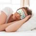 SSIMOO Succulent Fleshiness Sleep Mask | Adjustable & Breathable Fashionable Eye Mask for Comfortable Sleep - Black - Buy Online on GoSupps.com