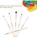 Beauty Makeup Brushes Kit 6 Pieces per Set Colorful Paint Brushes for Body Face Makeup Cosmetic Art Paint Tools - Buy Online on GoSupps.com