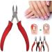 Cuticle Trimmer Cuticle Nipper Stainless Steel Cuticle Cutter Clipper Nail Toenail Dead Skin Cutter Barrel Spring Toe Finger Cuticle Nipper Finger Toe Ingrown Nail Clipper Cuticle Remover(Red) - Buy Online on GoSupps.com