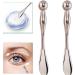 2pcs Massage en M tal Massage B ton Anti-Ride Masque Applicateur De Cr me pour Les Yeux M lange des Spatules Scoop Eyes Massage Bar De Beaut Ilver - Buy Online on GoSupps.com