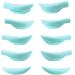 Lash Lift Rods Green Eyelash Perm pads Lash Lamination Curler Shield Mega L curl 6 Size Pads Fit All Eyes and Lashes Give Eyelashes Super Curl Never Pops Off Eyes -100 Applications