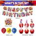 30 PCS The Amazing Digital Circus Birthday Party Decoration Kit-Theme Party Favors Included Happy Birthday Banner Cupcake&Cake Toppers Balloons for Room Decoration C Style - Buy Online on GoSupps.com