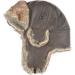 Janey&Rubbins Russian Fur Ushanka Cossack Hat - Large Brown/Leather - Buy Online on GoSupps.com