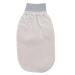 Turkish hammam peeling glove for body and freshness made of 100 silk Kessa glove silk shoe body peeling for women men shower spa by Feel Fine (silver)