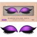 Autocollants pour fard paupi res cils | Autocollants r utilisables pour femmes Imperm able l'eau pour festivals voyages mariages cosplay f tes sc ne Halloween lilas - Buy Online on GoSupps.com