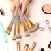 Saycker 18 Pcs Travel Makeup Brush Set with Soft Bristles - Concealer & Eye Shadow Brushes + Storage Bag & Cleaning Brush - Perfect for Beginners - Buy Online on GoSupps.com