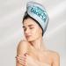 Quick-Dry Hair Towel Wrap | Travel-Friendly Button Towel Turban for Fast Hair Drying - Buy Online on GoSupps.com