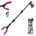 Grabber Reacher Tool 36" Long Folding Reacher Grabber Pickup Tool for Seniors with 360 Rotating Claw + 2 Magnets Trash Picker Upper Grabber Tool Heavy Duty
