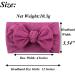 JOYOYO 16 Colors Soft Wide Turban Baby Headbands with 4.5 Hair Bow - Hair Accessories for Girls, Infants, Newborns, Toddlers, Kids - Buy Online on GoSupps.com