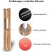XLKJ Wooden Sauna Hourglass Clock | 15-Minute Rotating Sand Timer for Home & Spa - Buy Online on GoSupps.com