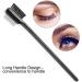 Eyebrow Extension Comb Double Head Eyelash Eyebrow Brush Comb Stainless Steel Comb Needle Wood Long Handle - Buy Online on GoSupps.com