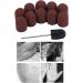 BOROCO 10-Piece Nail Drill Block Grinding Cap Set - Special Head Polisher & Sanding Tools for Manicure & Pedicure (13x19cm) - International Shipping Available - Buy Online on GoSupps.com
