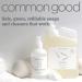 Common Good Plant-Based Hand Soap with Pure Essential Oils - Biodegradable Formula, No Parabens or Sulfates - 12 Fl Oz - White - Buy Online on GoSupps.com
