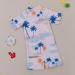 PythJooh Baby Boy Shark Print Rash Guard Swimsuit | Zipper One Piece Beach Swimwear for Boys 0-5 Years | Beige Swimming Outfit - Buy Online on GoSupps.com