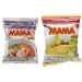 Mama instant pasta with chicken meat taste - instant noodle soup oriental kind - 30 x 55 g & instant noodles tom yum with shrimp taste - instant noodle soup of oriental way - 30 x 60 g bundle with Tom Yum with shrimp taste 55 g (30 pack)