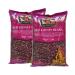 TRS Red Kidney Beans | 1KG | Vegan | GMO Free | Dark Red | High Fibre | High Protein | Indian Origin (pack of 2)