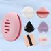 SWYSGS Breathable Silicone Powder Puff Storage Box Make Up Sponge Powder Puff Storage Box for Cosmetic Tassels in Various Sizes and Shapes Shatterproof Portable Cosmetics (Pink) - Buy Online on GoSupps.com