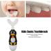Buy U-Shaped Electric Toothbrush for Kids | Silicone Sonic Toothbrush with 3 Heads | Ages 6-12 - Black - Buy Online on GoSupps.com