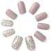 Sethexy Matte False Nails | Square Glitter Full Cover Acrylic | 24pcs Art Design for Women & Girls - Shop Now! - Buy Online on GoSupps.com
